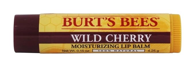 Burts Lip Balm Wild Cherr Size .15z Burts Lip Balm Wild Cherry .15z (Pack of 4)-VivaGrace Women