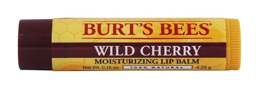Burts Lip Balm Wild Cherr Size .15z Burts Lip Balm Wild Cherry .15z (Pack of 4)-VivaGrace Women