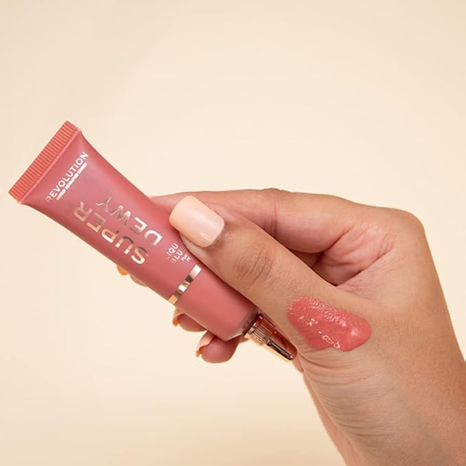Revolution Beauty, Superdewy Liquid Blush, Richly Pigmented & Buildable, Blendable Formula, Flushing For You, 0.5 Fl. Oz.-VivaGrace Women