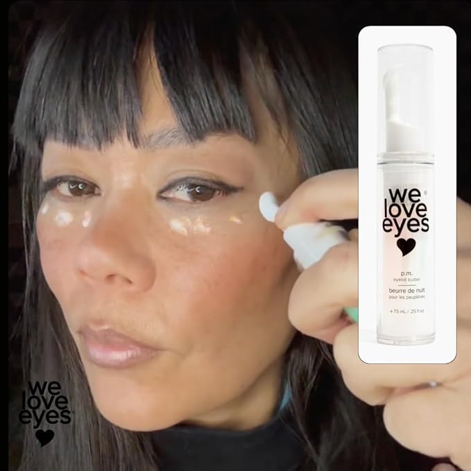 We Love Eyes - P.M. Eyelid Butter - Night time eye cream to lock moisture in while you sleep. Improve fine lines, dark circles, & puffy eyes while asleep-VivaGrace Women
