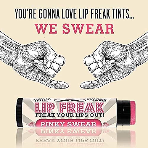Doctor Lip Bang's BUZZING Lip Balm | Lip Freak | 100% All Natural | Cruelty Free | Pinky Swear | 2 Pack-VivaGrace Women