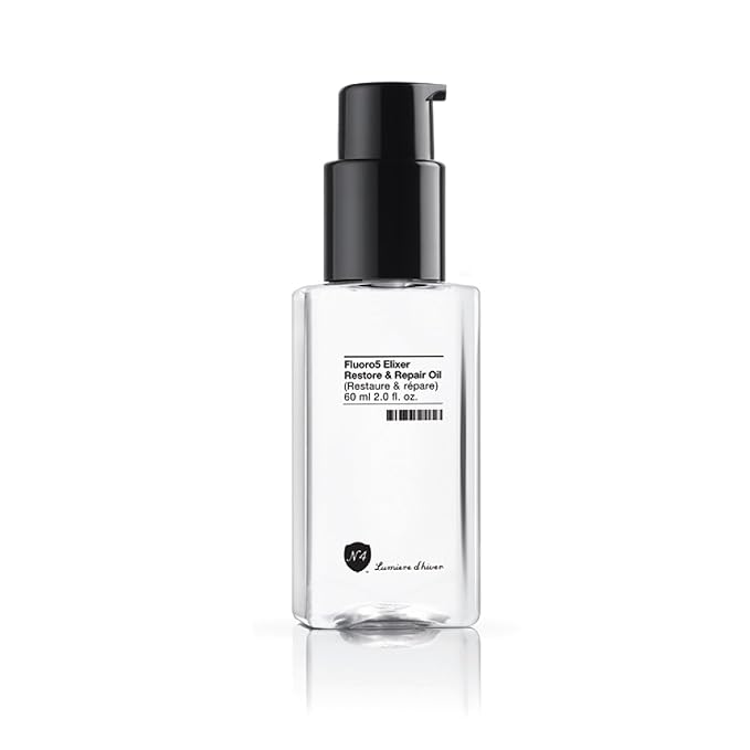 Number 4 Hair Oil, Fluoro5 Elixir Restore & Repair, Anti Frizz Serum for Damaged Hair, 2.0 oz – N4 Hair Care-VivaGrace Women