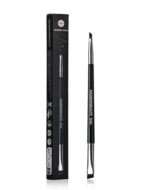 Eyebrow Brush & Eyeliner Brush, EigshowBeauty Double-Ended BrushesOne Brush For 2 Uses - Black (D104)-VivaGrace Women