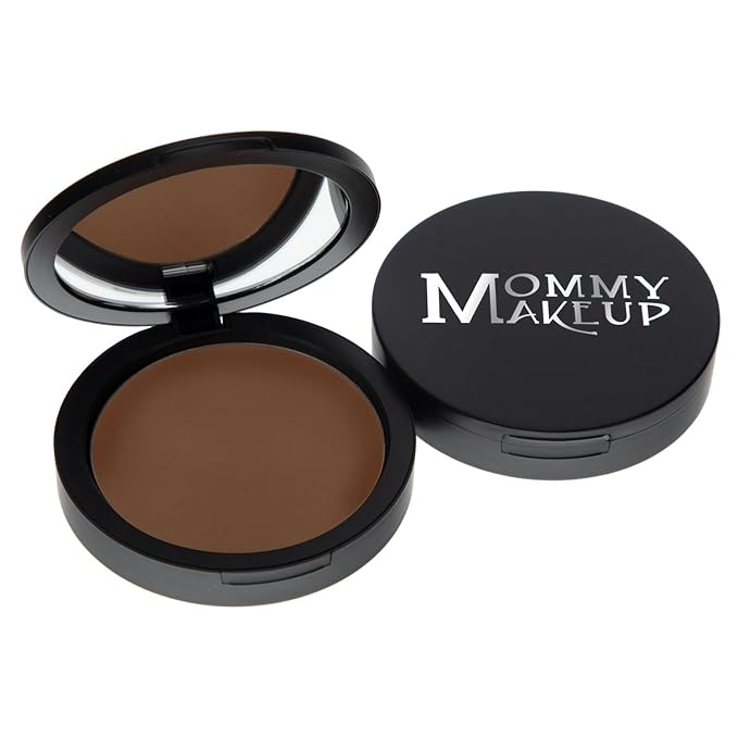 Mineral Dual Powder in COFFEE BREAK (Extra Dark) | 4-in-1 Pressed Mineral Foundation with SPF 15 for Flawless Glow & Soft Looking Skin | Oil Free, Talc Free, Gluten Free | 0.45 Oz | by Mommy Makeup-VivaGrace Women
