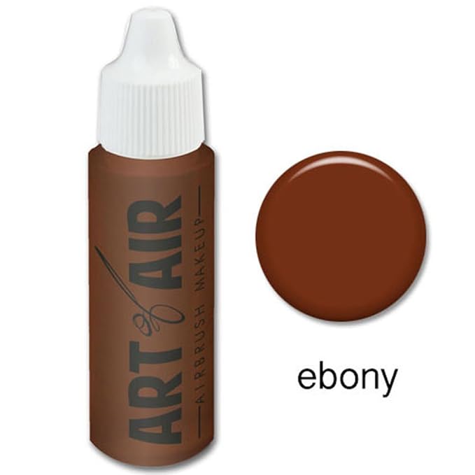 Airbrush Makeup - Foundation 1/2oz Bottle Choose Color (Ebony)-VivaGrace Women