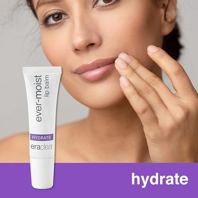 eraclea Ever-Moist Lip Balm, Lip Repair Treatment for Dry, Chapped Lips, Lip Moisturizer with Beeswax, Hyaluronic Acid and Shea Butter, Anti-Aging Cracked Lip Repair for Youthful Lips (0.4 oz)-VivaGrace Women