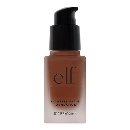 e.l.f. Flawless Finish Foundation, Lightweight & Medium Coverage, Semi-Matte Finish, Truffle, 0.68 Fl Oz (20mL)-VivaGrace Women