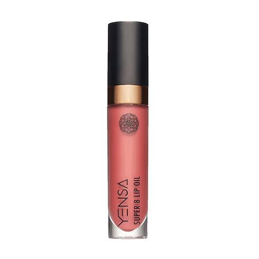 YENSA Super 8 Lip Oil, Natural Korean Moisturizing Gloss, No-Sticky Transparent Formula For Hydrating Lip Care (On The Mauve) .22 fl oz-VivaGrace Women