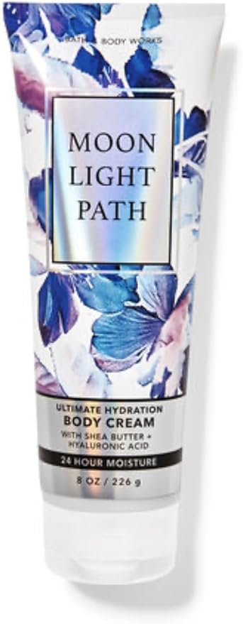 Bath & Body Works - 3 Piece Bundle - Spray - Body Cream - Shower Gel - Full Size and Gift Bag HELLO GORGEOUS (Moonlight Path)-VivaGrace Women