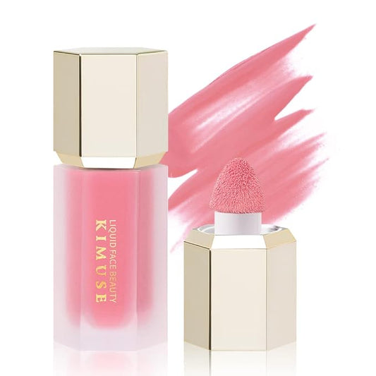 KIMUSE Soft Cream Blush Makeup, Liquid Blush for Cheeks, Weightless, Long-Wearing, Smudge Proof, Natural-Looking, Dewy Finish-VivaGrace Women