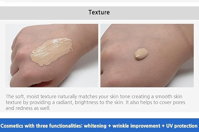 Enough Ultra X10 Cover Up Collagen Foundation, Hydrating Foundation for Dry Skin, Korean Skin Care Tinted Moisturizer Sunscreen, Makeup Cosmetics for Women SPF 50+ PA+++ 3.53oz (#23 Natural beige)-VivaGrace Women