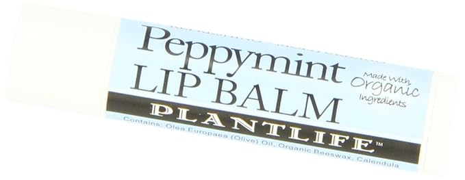 Plantlife Peppermint Lip Balm - Organic Lip Balm Made with Beeswax, Calendula & Chamomile to Create the Most Soothing Lip Balm for Chapped Lips - Helps Moisturize Lips & Cuticles - Made in California-VivaGrace Women