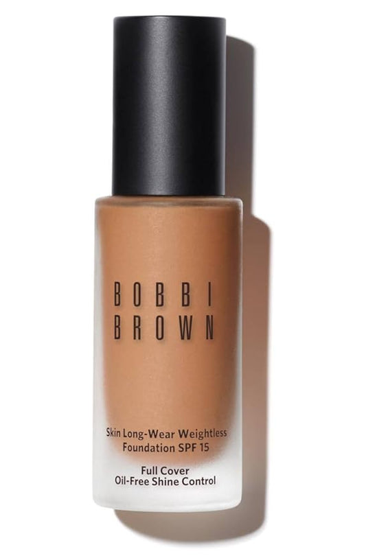 Bobbi Brown Skin Long-Wear Weightless Foundation SPF 15 Golden Honey (W-068)-VivaGrace Women