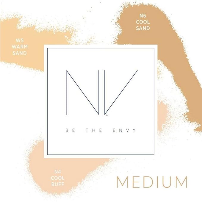 NV BB Perfecting Mist Foundation Buildable Coverage Professional Airbrush Makeup with Plant-based Stem Cell Polypeptides, Vitamins A, D, E and Aloe, 1.5 ounces, Warm Sand-VivaGrace Women