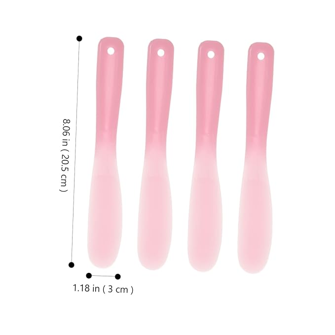 10pcs Tool Stick Makeup Spatula Cosmetic Plate Mixer Cosmetic Mixer Silicone Stirring Tools Beauty Spatula Makeup Plate Spatula Makeup Mixing Tool Makeup Mixer Tool-VivaGrace Women