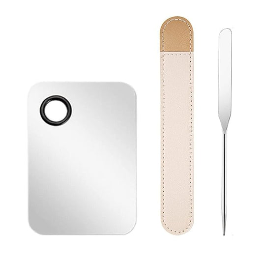 YOCASII Foundation Palette, Foundation Spatula, Makeup Mixing Palette, Makeup Spatula Tool, Makeup Mixing Tray, Nail Art Palette for Mixing Foundation Nail-Art-VivaGrace Women