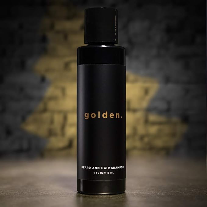 Golden Grooming Co. 3-in-1 Men's Body Wash - Hair & Beard Shampoo - Cleanses, Hydrates, Softens - Body Wash for All Skin Types - Refreshing Scent - 4FL Oz (Pack of 2)-VivaGrace Women