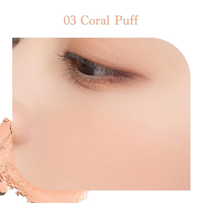 Dasique Blending Mood Cheek #01 Warm Blending l Cruelty-Free l 4 Blendable Shades in Lightweight, Long-lasting, Smooth Powder-VivaGrace Women