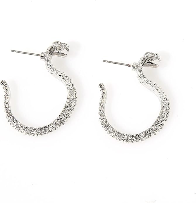 Vintage Snake Studs Earrings Gold Snake Dangle Earrings Animal Serpent Earrings Punk Cool Snake Earrings Jewelry for Women Girls Gifts-VivaGrace Women