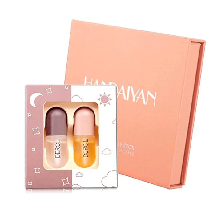 DEROL Lip Plumper Set,Natural Lip Plumper and Lip Care Serum,Lip Enhancer for Fuller,6Pcs Matte Liquid Lipstick Makeup Set, Matte liquid Long-Lasting Wear Non-Stick Cup Not Fade Waterproof Lip Gloss-VivaGrace Women