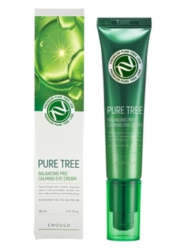 Enough Pure Tree Balancing Pro Calming Eye Cream - Soothes and Hydrates, 1.01 fl oz (30ml)-VivaGrace Women