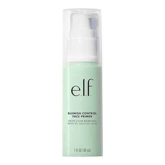 e.l.f. Blemish Control Face Primer, Soothing & Hydrating Makeup Primer For Fighting Blemishes, Grips Makeup To Last, Vegan & Cruelty-free, Large-VivaGrace Women