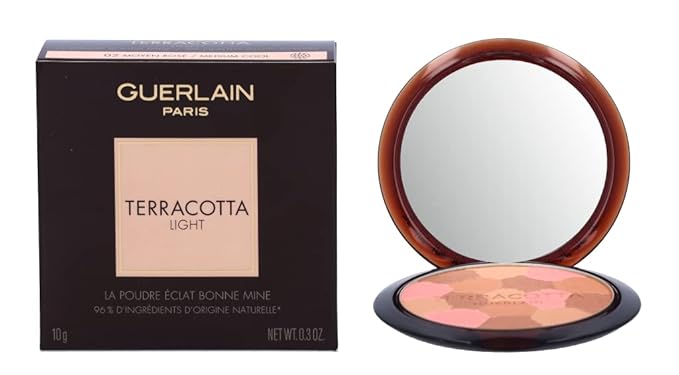 Terracotta Light Natural Healthy Glow Powder - 02 Medium Cool by Guerlain for Women - 0.3 oz Powder-VivaGrace Women