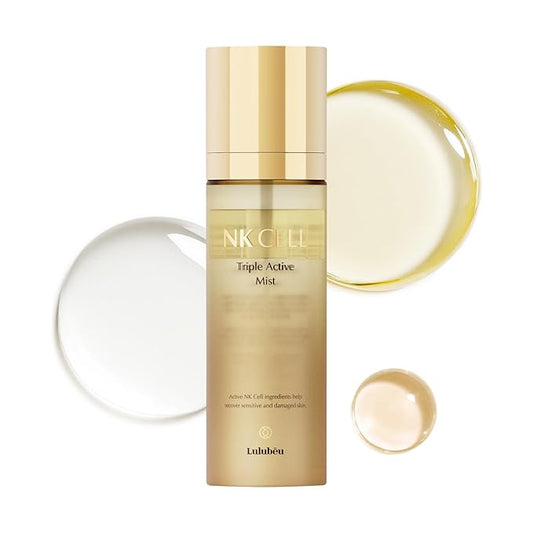 Triple Active Mist, Korean Skincare Glow Spray Serum, Hydrating All-in-One Face Treatment for Radiant, Dewy Skin, Lightweight Daily Routine Care with NK Cell Technology-VivaGrace Women