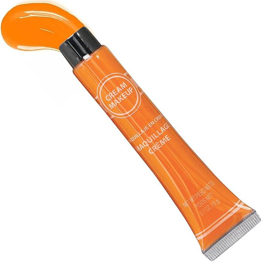 Orange Cream Makeup Tube - 0.7 oz. (Pack of 1) - Vibrant Color & Pigmented Perfect for Festive & Creative Looks-VivaGrace Women