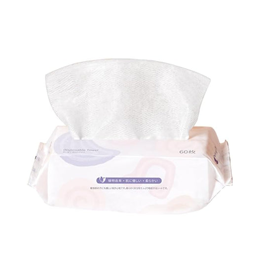 Disposable Face Towel XL Facial Wipes - Organic Vegan Biodegradable Face Towels，Ultra Soft Thick Wash Cloths for Adults and Baby, 100% Cotton Dry Wipes for Washing and Drying-VivaGrace Women