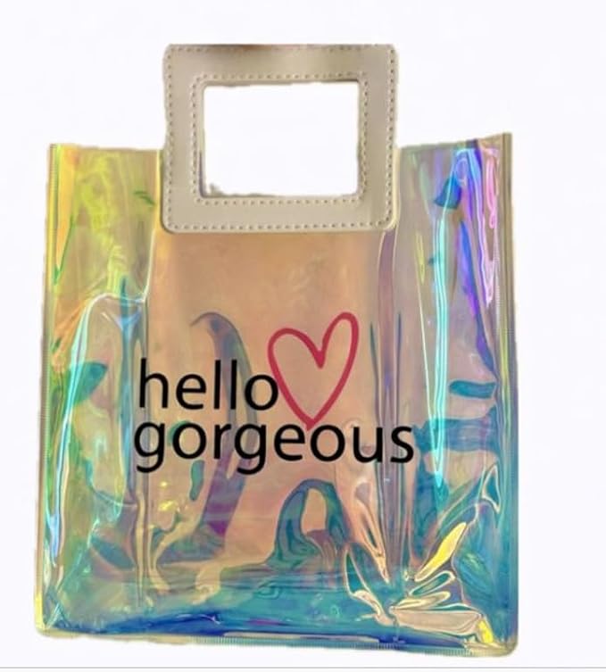 Bath & Body Works - 3 Piece Bundle - Spray - Body Cream - Shower Gel - Full Size and Gift Bag HELLO GORGEOUS (Twisted Peppermint)-VivaGrace Women