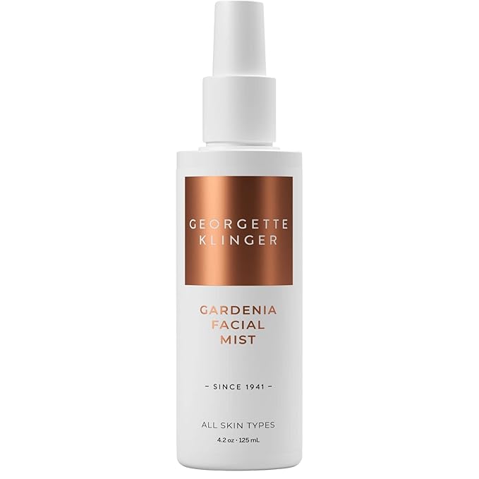 Georgette Klinger Gardenia Facial Mist - Collagen-Infused Face Spray, Long-Lasting Makeup, Hydration for Dewy and Smooth Skin, Anti Aging for All Skin Types- 4.2 oz-VivaGrace Women