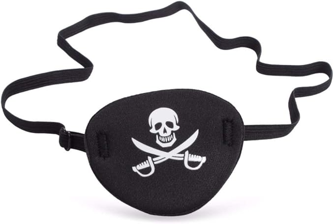 2pcs Eye Patch Mask Skull and Cross Bones with Adjustable Strap-VivaGrace Women