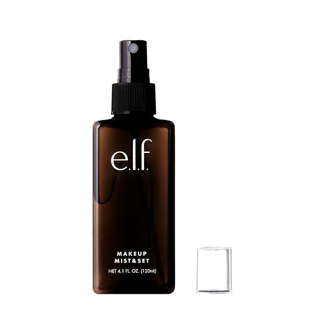 e.l.f. Makeup Mist & Set, Hydrating Setting Spray For Setting & Reviving Makeup, Soothes & Hydrates Skin, Infused With Vitamin A, Vegan & Cruelty-free, 4.05 Fl Oz (120 ml)-VivaGrace Women