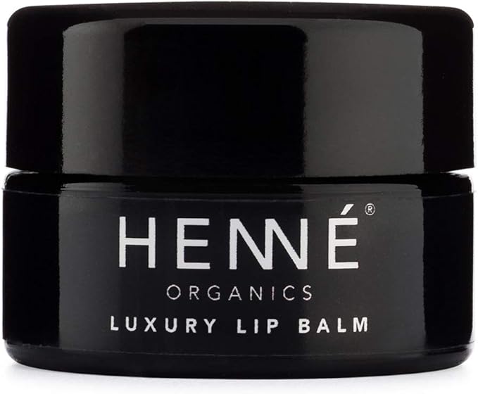 Henné Organics Luxury Lip Balm - Natural and Organic Moisturizer - 0.35 Ounce Jar-VivaGrace Women
