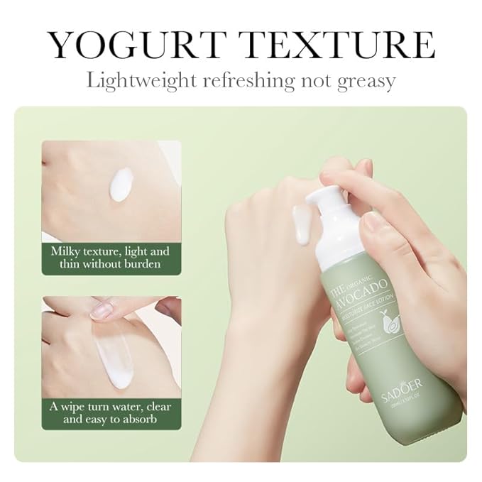 Avocado Facial Skin Care Sets & Kits, 4 pcs Skin Care Routine Kit For women, Skincare Products Set with Toner, Lotion, Eye Cream, Hydrating Skincare set for all skin types, Anti Aging facial kit.-VivaGrace Women