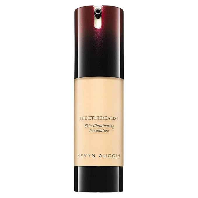 Kevyn Aucoin The Etherealist Skin Illuminating Foundation, EF 01 (Light) shade: Comfortable, shine-free, smooth, moisturize. Medium to full coverage. Makeup artist go to. Even, bright & natural look.-VivaGrace Women