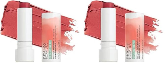 Physicians Formula Organic Wear All Natural Tinted Lip Balm Treatment, Red Love Bite | Dermatologist Tested, Clinicially Tested (Pack of 2)-VivaGrace Women