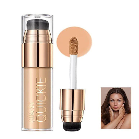 Mattte Liquid Concealer Foundation, Silky Foundation Mist Makeup, Breathable Blendable Lasting Formula, Moisturizing Repairing Makeup Primer, Flawless Smooth Creamy Nude Finish (#04)-VivaGrace Women