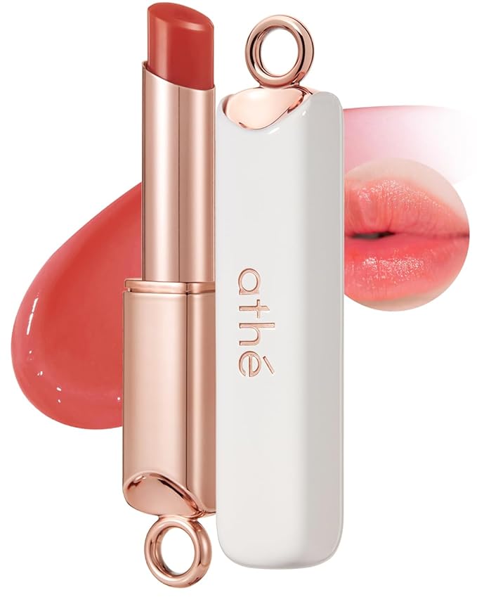 ATHÉ Authentic Lip Balm 13 MELLOW, Korean Vegan Color Lip Blam, Long Lasting Buildable Glow Lip Balm without Stickiness, Cruelty-Free, Clean-Beauty, 0.11oz.-VivaGrace Women