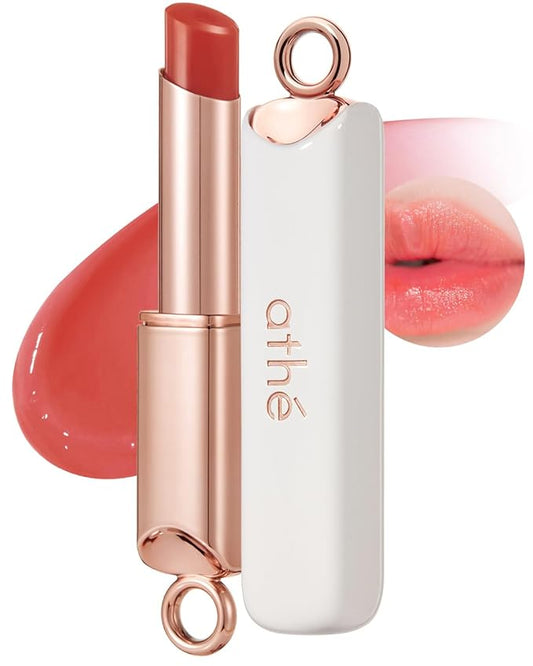 ATHÉ Authentic Lip Balm 13 MELLOW, Korean Vegan Color Lip Blam, Long Lasting Buildable Glow Lip Balm without Stickiness, Cruelty-Free, Clean-Beauty, 0.11oz.-VivaGrace Women