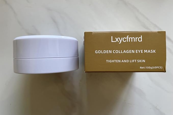 24K Gold Under Eye Masks, Eye Masks for Dark Circles, Anti Wrinkle Under Eye Gel Pads, Eye Mask for Puffy Eyes, Skincare | 60 Pieces/30 Pairs-VivaGrace Women