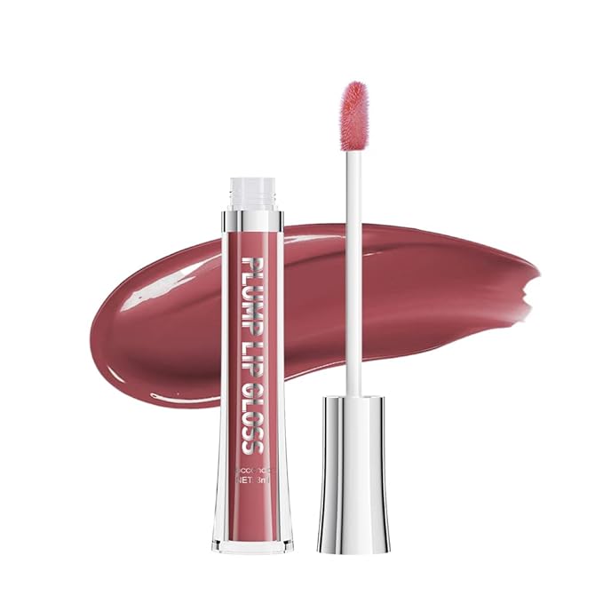 ibcccndc Lip Plumper gloss,Natural Lip Plumper,High Shine Lip Plumper,Lip Enhancer for Fuller,Sexy Lip Gloss,Shiny Lip Gloss For Girls and Women (3)-VivaGrace Women