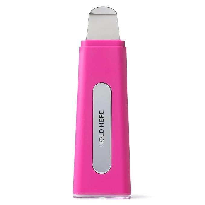 DERMAFLASH DERMAPORE+™ Ultrasonic 2-in-1 Pore Extractor and Serum Infuser, Pop Pink-VivaGrace Women