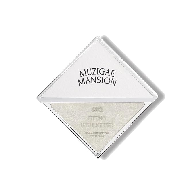 MUZIGAE MANSION FITTING HIGHLIGHTER Vegan Powder Lightweight, Smooth, Blendable, Face Enhancing Makeup Color (Goergeous)-VivaGrace Women