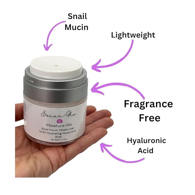 Trio Snail Mucin Unscented Cleanser, Toner and Moisturizer Skin Care Set, White-VivaGrace Women