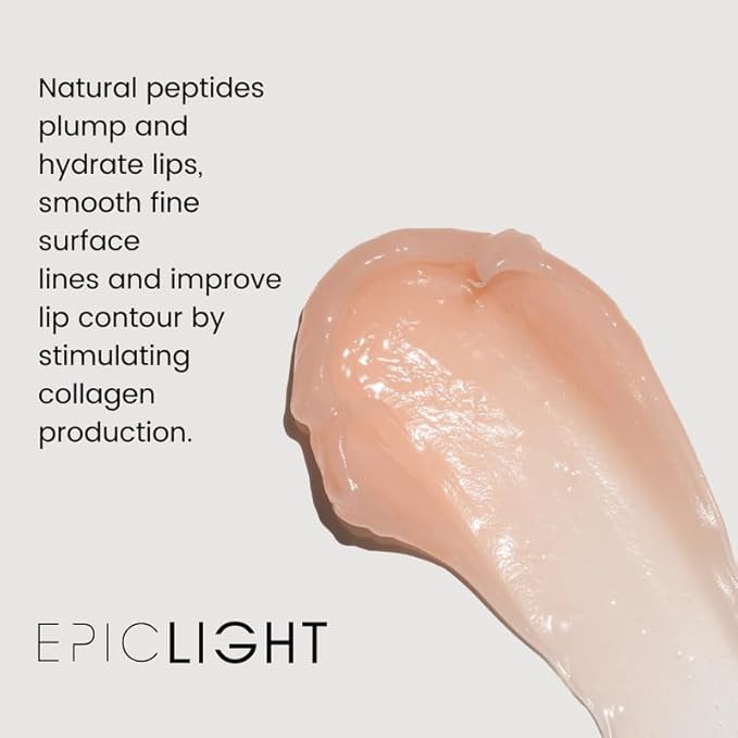 EpicLight Lip Flip Treatment Balm - Lip Balm and Plumper - Peptide Treatment for Lips Volume & Hydration - Plump, Smooth, and Moisturize Lips - Paraben & Sulfate-free, Non-Toxic Makeup-VivaGrace Women