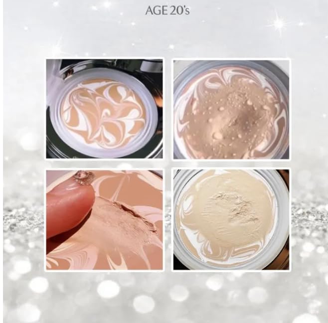AGE 20's Shining Drop Edition Jericho Rose Essence Pink Pact Pink Latte No.21 Makeup Foundation 1 Refil-VivaGrace Women