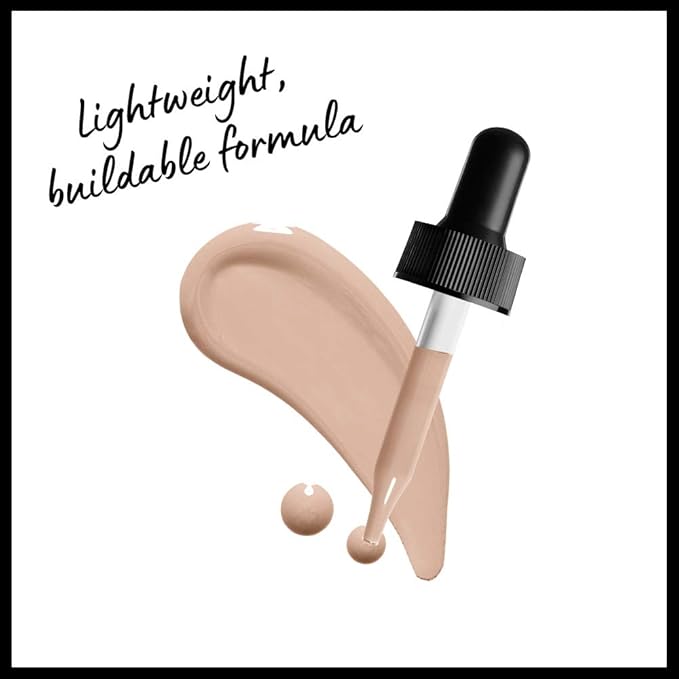 NYX PROFESSIONAL MAKEUP Total Control Pro Drop Foundation, Skin-True Buildable Coverage - Porcelain-VivaGrace Women