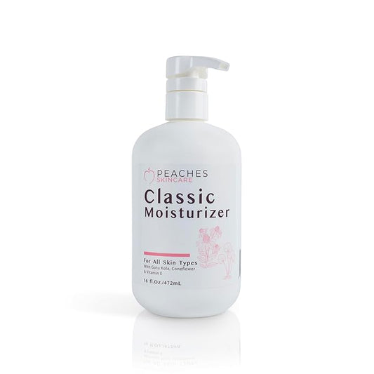 Hydrating Vegan Moisturizer with Vitamin E, Gotu Kola, and Pineapple – Age-Defying Face Cream for All Skin Types – Classic Moisturizer (16 oz)-VivaGrace Women